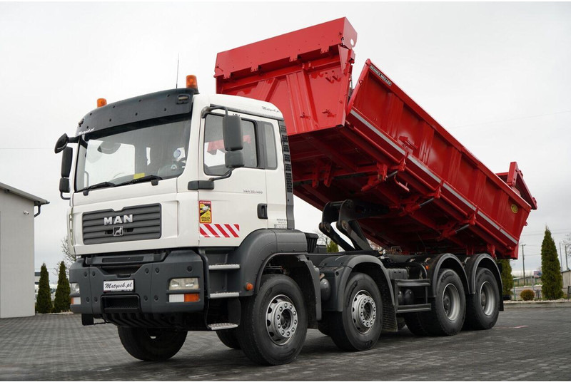 MAN TGA 35.400 / 8X4 / WYWROTKA 2 STR. / HYDROBURTA / HYDROKLAPA / M - Tipper: picture 1 MAN TGA 35.400 / 8X4 / WYWROTKA 2 STR. / HYDROBURTA / HYDROKLAPA / M - Tipper: picture 1