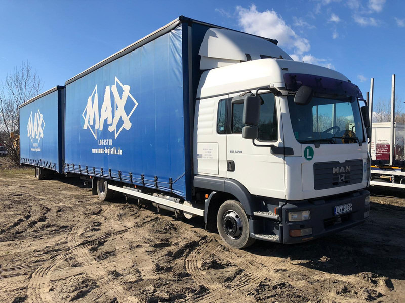 MAN TGL 8.210 Pritsche - TOP ZUSTAND - Curtain side truck: picture 1 MAN TGL 8.210 Pritsche - TOP ZUSTAND - Curtain side truck: picture 1