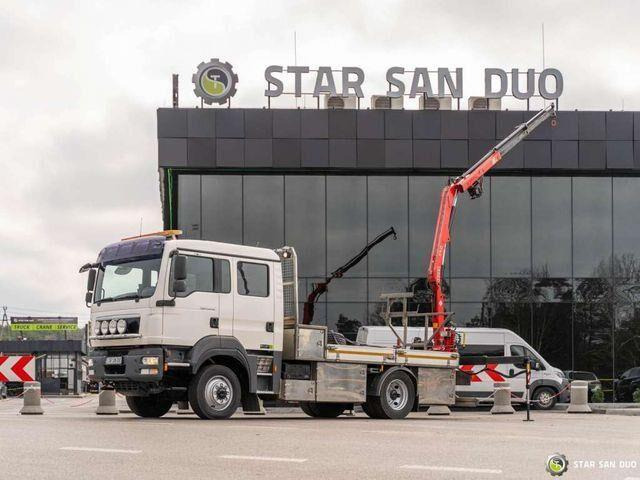MAN TGM 13.290 4x4 FASSI F40B22 Crane Camper DOKA - Dropside/ Flatbed truck, Crane truck: picture 1 MAN TGM 13.290 4x4 FASSI F40B22 Crane Camper DOKA - Dropside/ Flatbed truck, Crane truck: picture 1