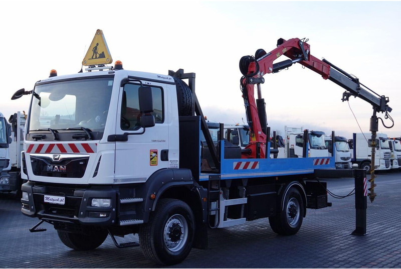 MAN TGM 13.290 / 4x4 / HDS HC 190 + WIERTŁO 2 mb / WIERTNICA / EURO - Drilling rig: picture 1 MAN TGM 13.290 / 4x4 / HDS HC 190 + WIERTŁO 2 mb / WIERTNICA / EURO - Drilling rig: picture 1