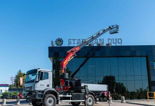 MAN TGM 18.320 4x4 PALFINGER PK 27002 Basket NEW ! - Dropside/ Flatbed truck, Crane truck: picture 1 MAN TGM 18.320 4x4 PALFINGER PK 27002 Basket NEW ! - Dropside/ Flatbed truck, Crane truck: picture 1