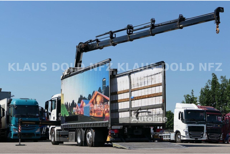 MAN TGS 22.440 - Curtain side+crane 6x2 - Curtain side truck: picture 4 MAN TGS 22.440 - Curtain side+crane 6x2 - Curtain side truck: picture 4