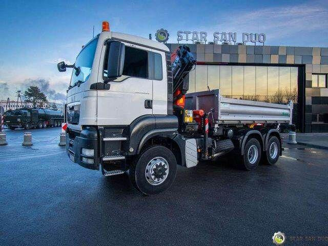 MAN TGS 26.360 6x6 PALFINGER PK 18001 EH Crane Kipe - Tipper, Crane truck: picture 2 MAN TGS 26.360 6x6 PALFINGER PK 18001 EH Crane Kipe - Tipper, Crane truck: picture 2