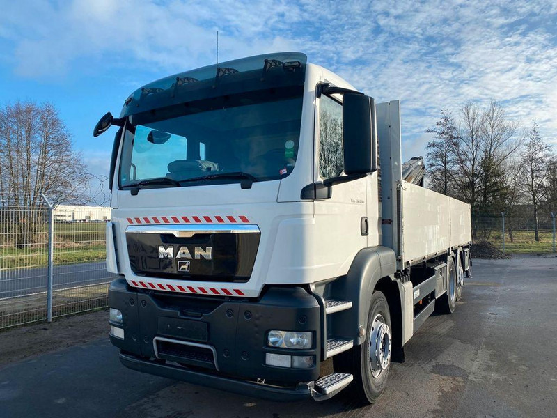 MAN TGS 26.440 6x2 HIAB 166 Ladekran Pritsche - Dropside/ Flatbed truck, Crane truck: picture 1 MAN TGS 26.440 6x2 HIAB 166 Ladekran Pritsche - Dropside/ Flatbed truck, Crane truck: picture 1