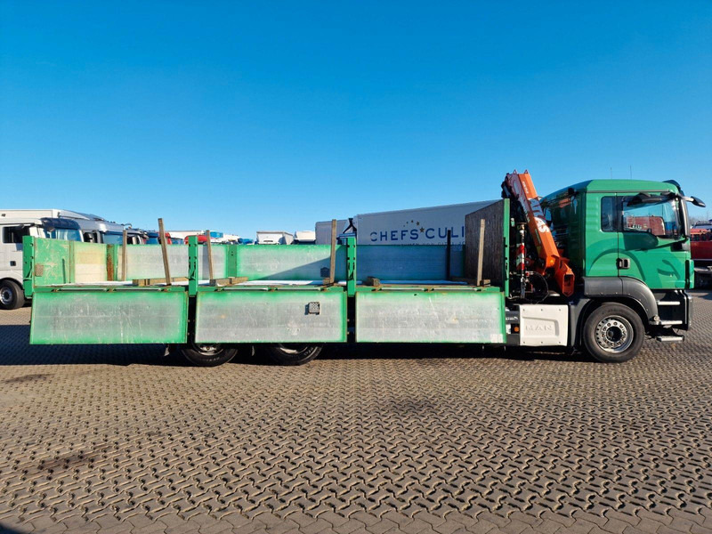 Dropside/ Flatbed truck, Crane truck MAN TGS 26.460 6X2 Flatbed + Crane Atlas 172.3E-A4 + RC: picture 11