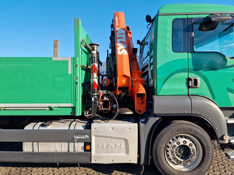 Dropside/ Flatbed truck, Crane truck MAN TGS 26.460 6X2 Flatbed + Crane Atlas 172.3E-A4 + RC: picture 10