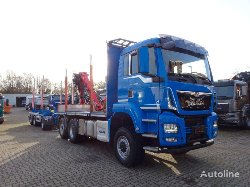 MAN TGS 28.500 6x4 Log truck + Crane Epsilon + Trailer - Timber truck, Crane truck: picture 2 MAN TGS 28.500 6x4 Log truck + Crane Epsilon + Trailer - Timber truck, Crane truck: picture 2