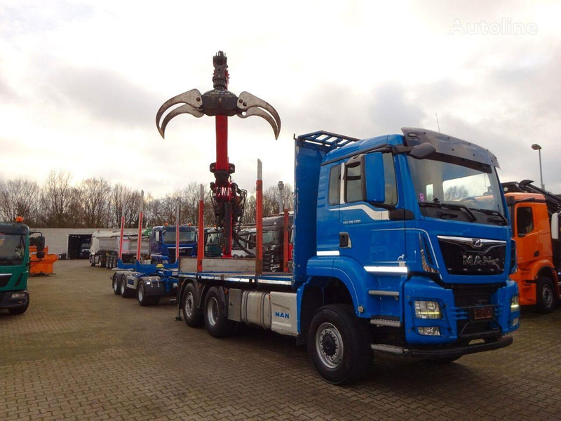 MAN TGS 28.500 6x4 Log truck + Crane Epsilon + Trailer - Timber truck, Crane truck: picture 5 MAN TGS 28.500 6x4 Log truck + Crane Epsilon + Trailer - Timber truck, Crane truck: picture 5