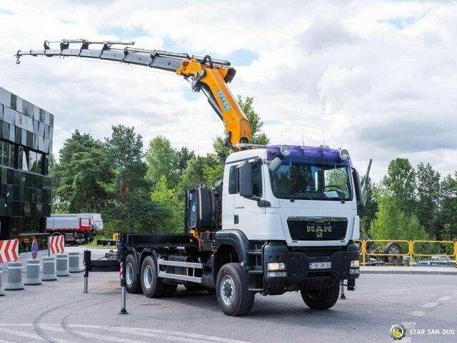 MAN TGS 33.400 6x6 BL EFFER 315/8S HDS Crane 2019 - Dropside/ Flatbed truck, Crane truck: picture 1 MAN TGS 33.400 6x6 BL EFFER 315/8S HDS Crane 2019 - Dropside/ Flatbed truck, Crane truck: picture 1