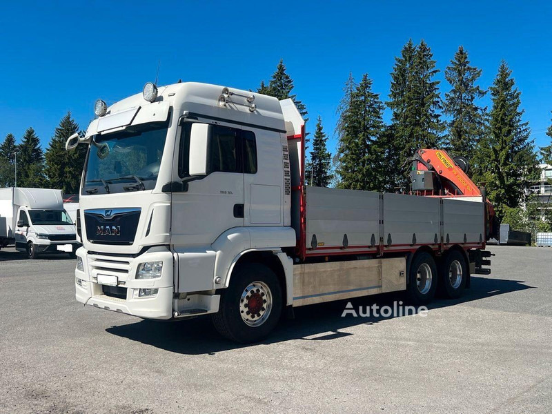 MAN TGS 33.500 - Flatbed+crane 6x4 - Dropside/ Flatbed truck, Crane truck: picture 1 MAN TGS 33.500 - Flatbed+crane 6x4 - Dropside/ Flatbed truck, Crane truck: picture 1