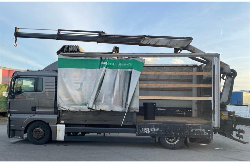 MAN TGX 18.400 Curtain Sider + Crane Palfinger 14002 EH - Box truck: picture 4 MAN TGX 18.400 Curtain Sider + Crane Palfinger 14002 EH - Box truck: picture 4