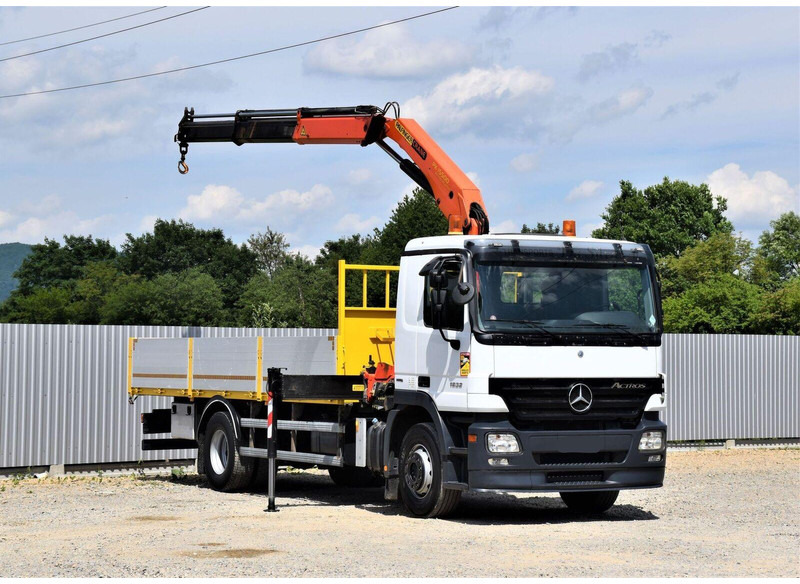 Mercedes-Benz ACTROS 1832 - Tipper, Crane truck: picture 1 Mercedes-Benz ACTROS 1832 - Tipper, Crane truck: picture 1