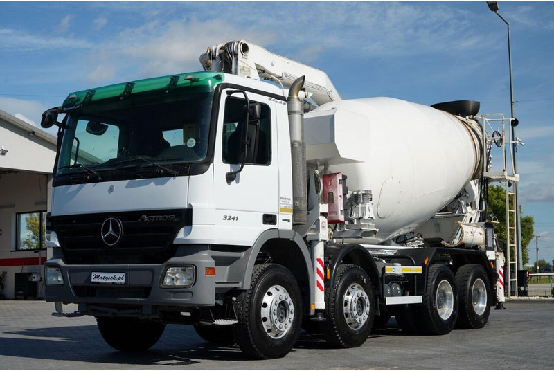 Mercedes-Benz ACTROS 3241 / POMPOGRUSZKA / 8X4 / BETONIARKA + POMPA SERMAC 3Z2 - Concrete mixer truck: picture 3 Mercedes-Benz ACTROS 3241 / POMPOGRUSZKA / 8X4 / BETONIARKA + POMPA SERMAC 3Z2 - Concrete mixer truck: picture 3