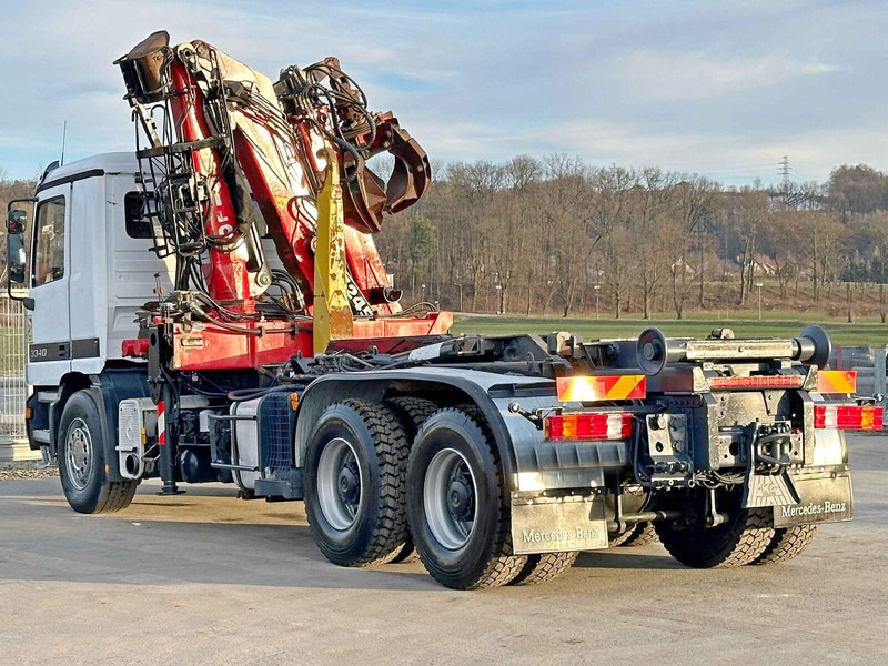Mercedes-Benz ACTROS 3340 * ABROLLKIPPER * EPSILON E245ZA /6x4 - Hook lift truck, Crane truck: picture 5 Mercedes-Benz ACTROS 3340 * ABROLLKIPPER * EPSILON E245ZA /6x4 - Hook lift truck, Crane truck: picture 5