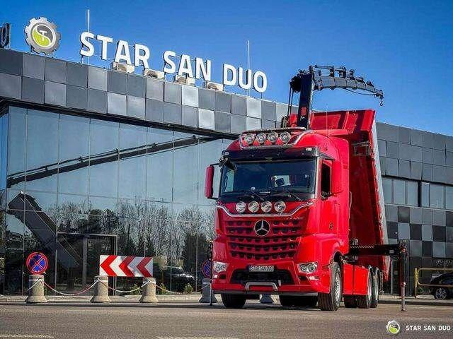 Mercedes-Benz AROCS 3358L 6x4 HIAB 192X-HIPRO E-6 Crane Kippe - Tipper, Crane truck: picture 4 Mercedes-Benz AROCS 3358L 6x4 HIAB 192X-HIPRO E-6 Crane Kippe - Tipper, Crane truck: picture 4