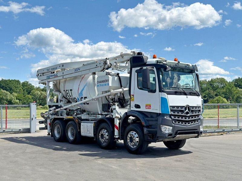 Mercedes-Benz AROCS 3743 * Betonpumpe + FUNK * 8x4 * TOP - Concrete mixer truck: picture 1 Mercedes-Benz AROCS 3743 * Betonpumpe + FUNK * 8x4 * TOP - Concrete mixer truck: picture 1