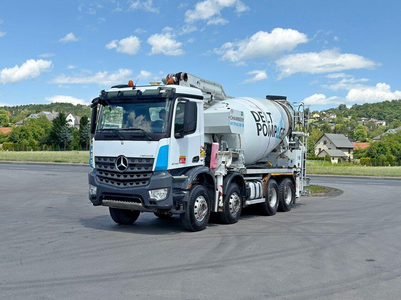 Mercedes-Benz AROCS 3743 * Betonpumpe + FUNK * 8x4 * TOP - Concrete mixer truck: picture 2 Mercedes-Benz AROCS 3743 * Betonpumpe + FUNK * 8x4 * TOP - Concrete mixer truck: picture 2