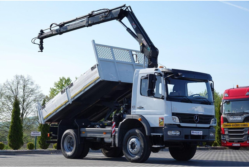Mercedes-Benz ATEGO 16.24 / 4X4 / WYWROTKA + HDS HIAB 111 BS-2 / PILOT / ROT - Tipper: picture 2 Mercedes-Benz ATEGO 16.24 / 4X4 / WYWROTKA + HDS HIAB 111 BS-2 / PILOT / ROT - Tipper: picture 2