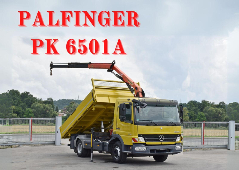Mercedes-Benz ATEGO 818 - Tipper, Crane truck: picture 1 Mercedes-Benz ATEGO 818 - Tipper, Crane truck: picture 1