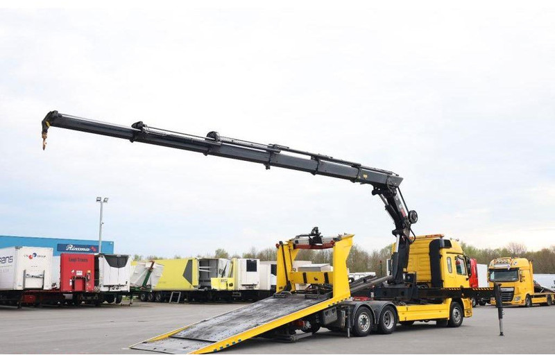 Mercedes-Benz Actros 2532 Vehicle transporter + crane Hiab 477EP-5 HiPro 6x2 - Car transporter truck: picture 5 Mercedes-Benz Actros 2532 Vehicle transporter + crane Hiab 477EP-5 HiPro 6x2 - Car transporter truck: picture 5