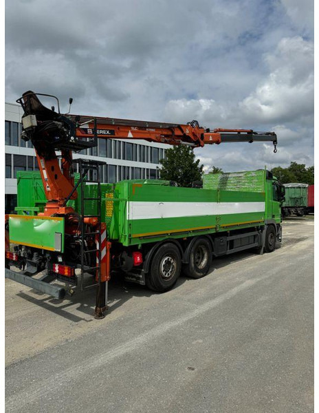 Dropside/ Flatbed truck, Crane truck Mercedes-Benz Actros 2541 mit Atlas -Kran: picture 7