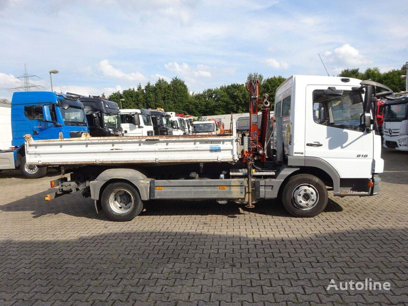 Mercedes-Benz Atego 818 - 3 way tipper+crane - Tipper, Crane truck: picture 4 Mercedes-Benz Atego 818 - 3 way tipper+crane - Tipper, Crane truck: picture 4
