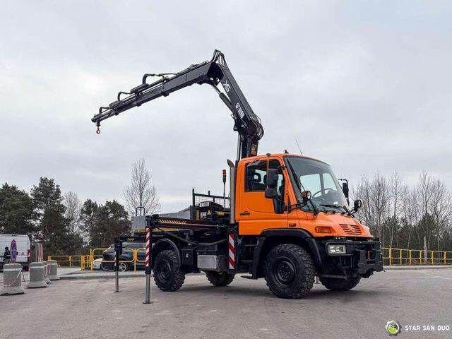 Mercedes-Benz UNIMOG U300 4x4 HIAB 122 D-3 CRANE - Tipper, Crane truck: picture 3 Mercedes-Benz UNIMOG U300 4x4 HIAB 122 D-3 CRANE - Tipper, Crane truck: picture 3
