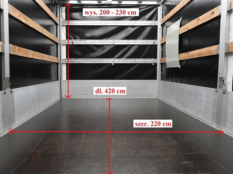 Curtain side van Opel MOVANO PLANDEKA 8 PALET WEBASTO TEMPOMAT KLIMATYZACJA PNEUMATYKA: picture 12