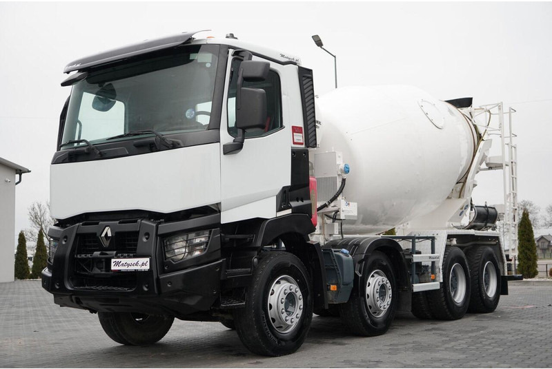 Renault C 380 / 8X4 / BETONOMIESZARKA / GRUSZKA / SCHWING STETTER 9 M3 - Concrete mixer truck: picture 1 Renault C 380 / 8X4 / BETONOMIESZARKA / GRUSZKA / SCHWING STETTER 9 M3 - Concrete mixer truck: picture 1