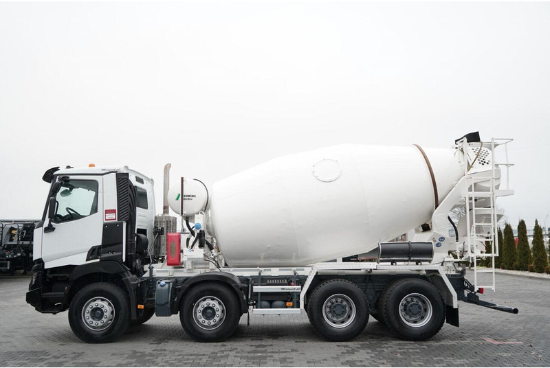 Renault C 380 / 8X4 / BETONOMIESZARKA / GRUSZKA / SCHWING STETTER 9 M3 - Concrete mixer truck: picture 2 Renault C 380 / 8X4 / BETONOMIESZARKA / GRUSZKA / SCHWING STETTER 9 M3 - Concrete mixer truck: picture 2