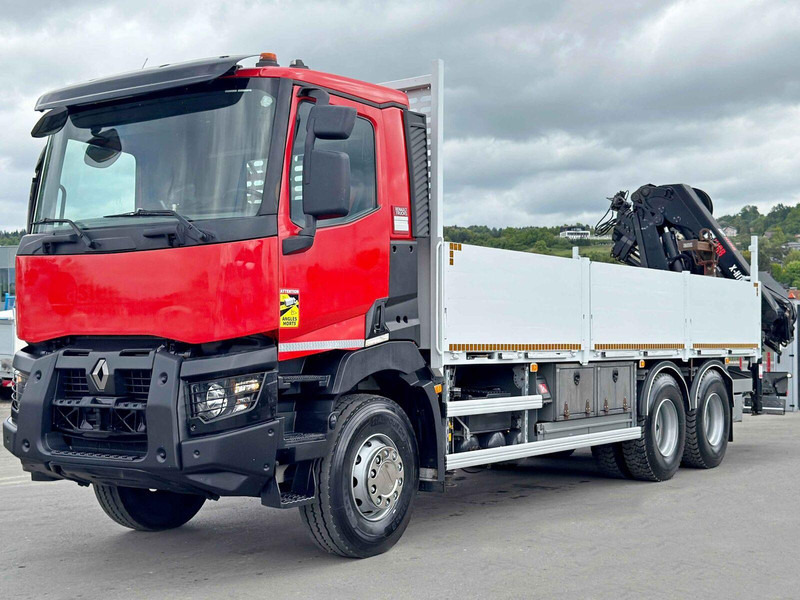 Renault C 400 *HIAB X - HIDUO 188 ES - 4 + FUNK * 6x4 - Dropside/ Flatbed truck, Crane truck: picture 4 Renault C 400 *HIAB X - HIDUO 188 ES - 4 + FUNK * 6x4 - Dropside/ Flatbed truck, Crane truck: picture 4