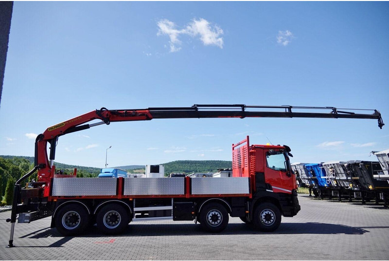 Renault C 430 / 8x4 / SKRZYNIOWY 7 M + HDS PALFINGER PK 2300-EH / WYSÓW - Dropside/ Flatbed truck, Crane truck: picture 5 Renault C 430 / 8x4 / SKRZYNIOWY 7 M + HDS PALFINGER PK 2300-EH / WYSÓW - Dropside/ Flatbed truck, Crane truck: picture 5