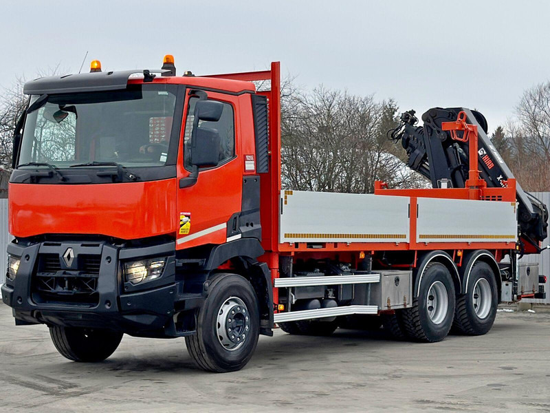 Renault C 430 *HIAB X - HIPRO 188 ES - 5 + FUNK* 6x4 - Dropside/ Flatbed truck, Crane truck: picture 4 Renault C 430 *HIAB X - HIPRO 188 ES - 5 + FUNK* 6x4 - Dropside/ Flatbed truck, Crane truck: picture 4
