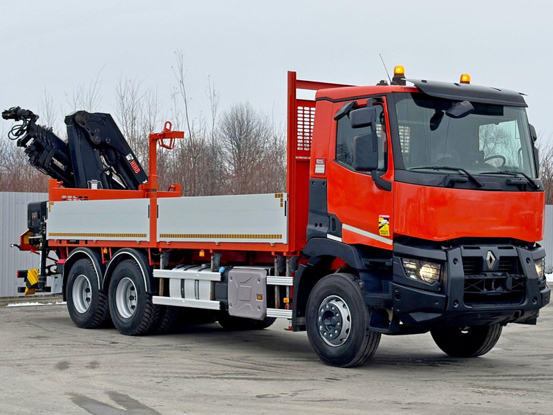 Renault C 430 *HIAB X - HIPRO 188 ES - 5 + FUNK* 6x4 - Dropside/ Flatbed truck, Crane truck: picture 3 Renault C 430 *HIAB X - HIPRO 188 ES - 5 + FUNK* 6x4 - Dropside/ Flatbed truck, Crane truck: picture 3