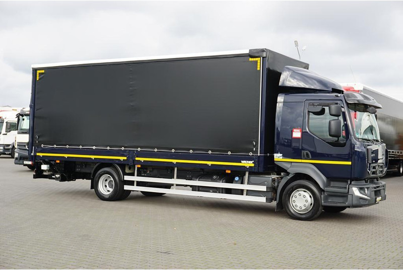 Renault D 16 / 280 / ACC / E 6 / BURTOFIRANKA + WINDA / ŁAD. 8 580 KG / - Curtain side truck: picture 4 Renault D 16 / 280 / ACC / E 6 / BURTOFIRANKA + WINDA / ŁAD. 8 580 KG / - Curtain side truck: picture 4