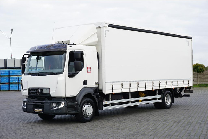 Renault D 16 / 280 / ACC / E 6 / FIRANKA + WINDA / ŁAD. 8 790 KG / 17 PA - Curtain side truck: picture 1 Renault D 16 / 280 / ACC / E 6 / FIRANKA + WINDA / ŁAD. 8 790 KG / 17 PA - Curtain side truck: picture 1