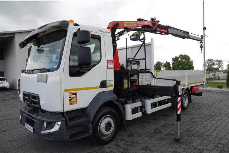 Renault D 210/  4X2 / SKRZYNIOWY 5 M + HDS PALFINGER PK 8.501 SLD A / UD - Dropside/ Flatbed truck, Crane truck: picture 3 Renault D 210/  4X2 / SKRZYNIOWY 5 M + HDS PALFINGER PK 8.501 SLD A / UD - Dropside/ Flatbed truck, Crane truck: picture 3