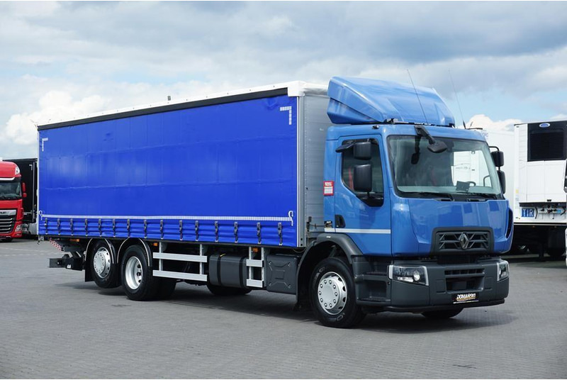 Renault D 320 / EURO 6 / FIRANKA + WINDA / 21 PALET / ŁAD. 16 530 KG - Curtain side truck: picture 2 Renault D 320 / EURO 6 / FIRANKA + WINDA / 21 PALET / ŁAD. 16 530 KG - Curtain side truck: picture 2