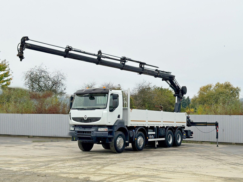 Renault KERAX 430 * HIAB 211 EP-5 HIDUO /FUNK *8x4 - Dropside/ Flatbed truck, Crane truck: picture 2 Renault KERAX 430 * HIAB 211 EP-5 HIDUO /FUNK *8x4 - Dropside/ Flatbed truck, Crane truck: picture 2