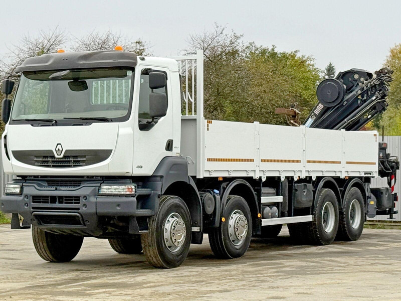Renault KERAX 430 * HIAB 211 EP-5 HIDUO /FUNK *8x4 - Dropside/ Flatbed truck, Crane truck: picture 4 Renault KERAX 430 * HIAB 211 EP-5 HIDUO /FUNK *8x4 - Dropside/ Flatbed truck, Crane truck: picture 4
