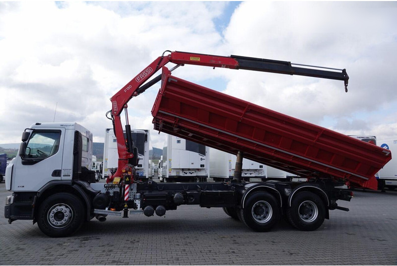 Renault LANDER 3 way tipper + crane FASSI 130 6x4 - Tipper, Crane truck: picture 3 Renault LANDER 3 way tipper + crane FASSI 130 6x4 - Tipper, Crane truck: picture 3