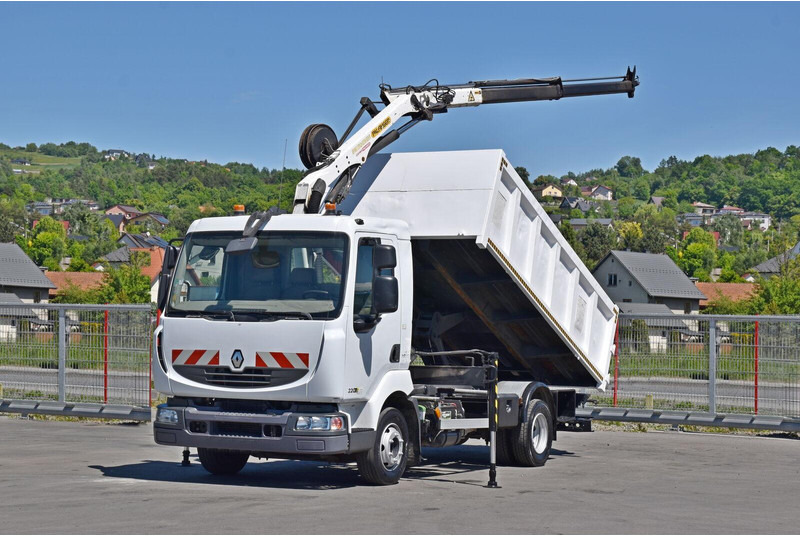 Renault MIDLUM 220 DXI - Tipper, Crane truck: picture 2 Renault MIDLUM 220 DXI - Tipper, Crane truck: picture 2