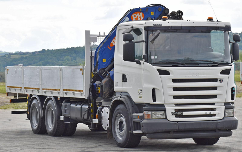 Scania G 420 - Dropside/ Flatbed truck, Crane truck: picture 4 Scania G 420 - Dropside/ Flatbed truck, Crane truck: picture 4