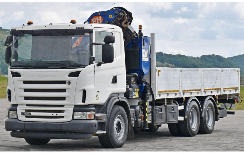 Scania G 420 - Dropside/ Flatbed truck, Crane truck: picture 3 Scania G 420 - Dropside/ Flatbed truck, Crane truck: picture 3