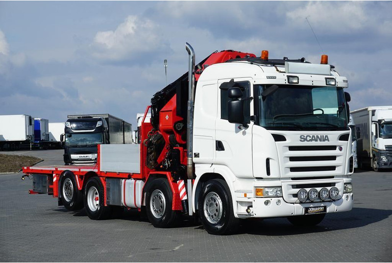 Scania G 480 / 8 X 2 / SKRZYNIOWY + HDS / HMF THOR - O K6 + JIB FJ 2000 - Dropside/ Flatbed truck, Crane truck: picture 2 Scania G 480 / 8 X 2 / SKRZYNIOWY + HDS / HMF THOR - O K6 + JIB FJ 2000 - Dropside/ Flatbed truck, Crane truck: picture 2