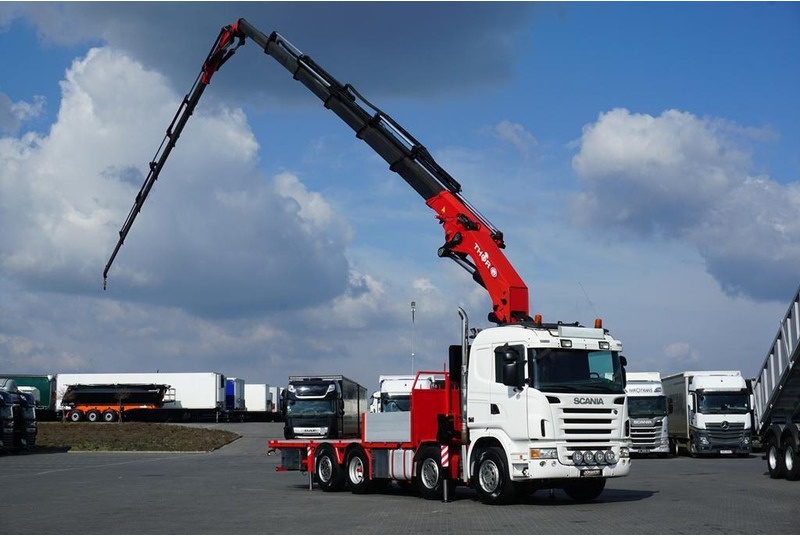 Scania G 480 / 8 X 2 / SKRZYNIOWY + HDS / HMF THOR - O K6 + JIB FJ 2000 - Dropside/ Flatbed truck, Crane truck: picture 1 Scania G 480 / 8 X 2 / SKRZYNIOWY + HDS / HMF THOR - O K6 + JIB FJ 2000 - Dropside/ Flatbed truck, Crane truck: picture 1