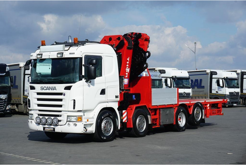 Scania G 480 / 8 X 2 / SKRZYNIOWY + HDS / HMF THOR - O K6 + JIB FJ 2000 - Dropside/ Flatbed truck, Crane truck: picture 3 Scania G 480 / 8 X 2 / SKRZYNIOWY + HDS / HMF THOR - O K6 + JIB FJ 2000 - Dropside/ Flatbed truck, Crane truck: picture 3