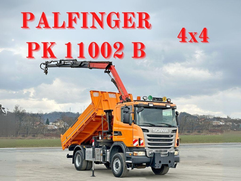 Scania G360 Kipper 4,10m *PK 11002 B + FUNK *4x4 - Tipper, Crane truck: picture 1 Scania G360 Kipper 4,10m *PK 11002 B + FUNK *4x4 - Tipper, Crane truck: picture 1