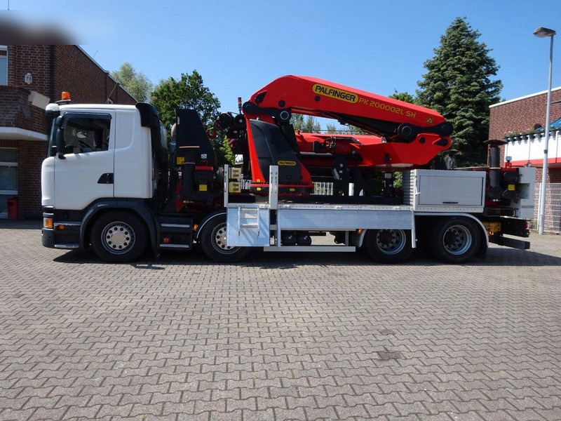 Scania G410 - Flatbed+crane - Dropside/ Flatbed truck, Crane truck: picture 2 Scania G410 - Flatbed+crane - Dropside/ Flatbed truck, Crane truck: picture 2