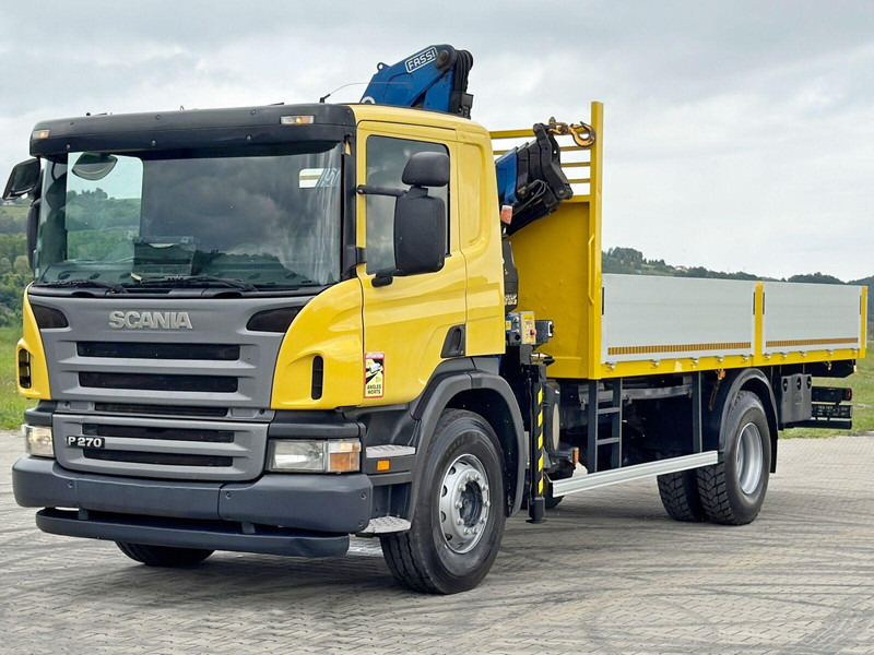 Scania P 270 * FASSI F110A.23 + FUNK * TOPZUSTAND - Dropside/ Flatbed truck, Crane truck: picture 4 Scania P 270 * FASSI F110A.23 + FUNK * TOPZUSTAND - Dropside/ Flatbed truck, Crane truck: picture 4